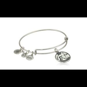 Alex and Ani Aquarius II Silver Bangle